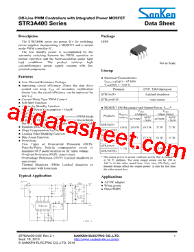 STR3A455D型号图片