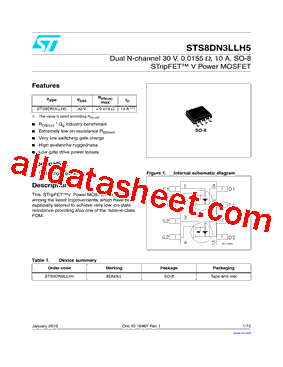 STS8DN3LLH5型号图片