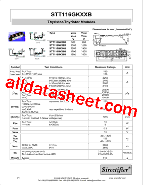 STT116GK08B型号图片