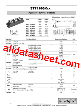 STT116GK16型号图片