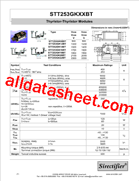 STT253GK18BT型号图片