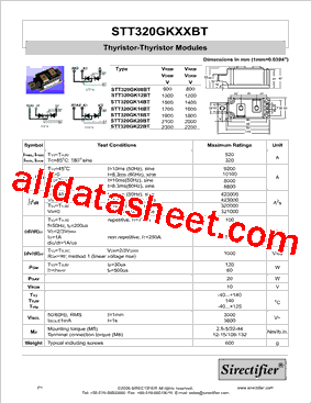 STT320GK12BT型号图片