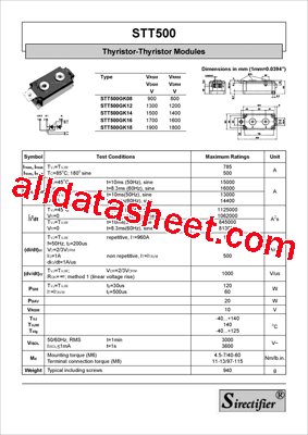 STT500GK12型号图片