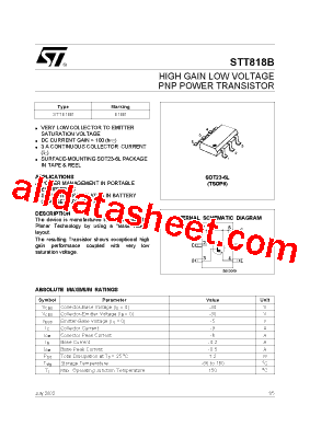 STT818B型号图片
