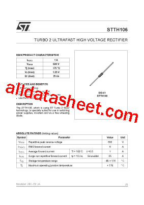 STTH106RL型号图片