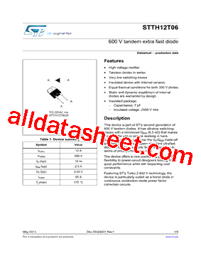 STTH12T06DI型号图片