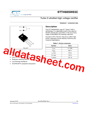 STTH60SW03CW型号图片