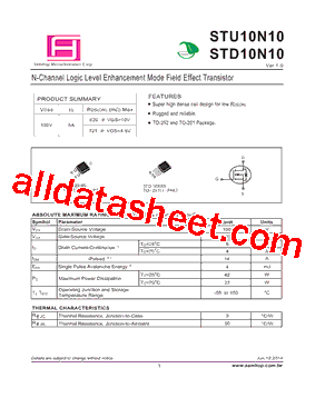 STUD10N10型号图片