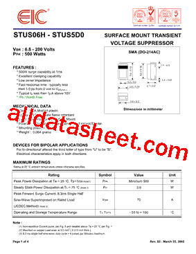 STUS015型号图片