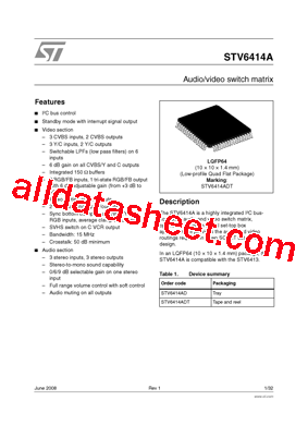 STV6414AD型号图片