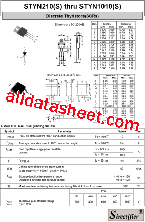 STYN1010型号图片