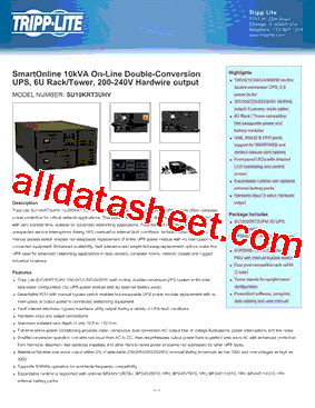 SU10KRT3UHV型号图片