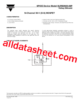 SUR50N03-09P型号图片