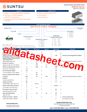 SVCFSC3A07B型号图片