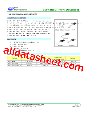 SVF13N50T型号图片