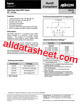 SW-276T1型号图片