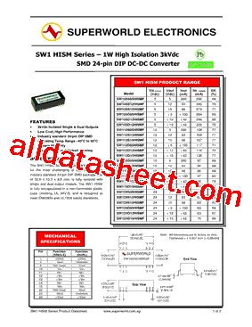 SW105D12HISMF型号图片