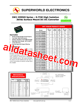 SW115S12HIMSMF型号图片