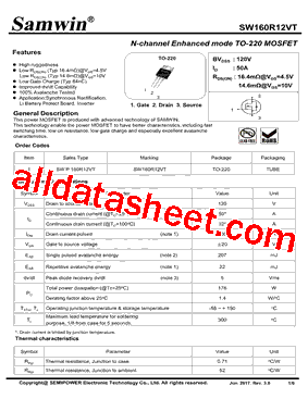 SW160R12VT型号图片