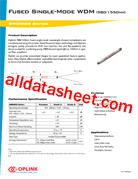 SWDM591SA0019型号图片