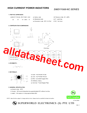 SWDY1008-R60MF-NC型号图片