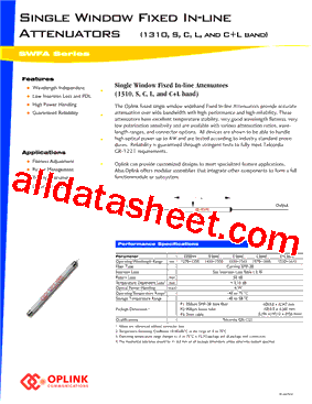 SWFA3110P00型号图片