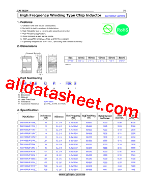 SWI1008UF-R27J型号图片