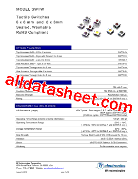 SWTW-G1TTR型号图片