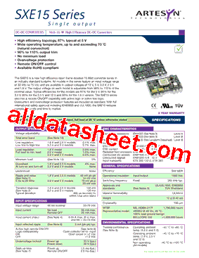 SXE15-48S1V8J型号图片