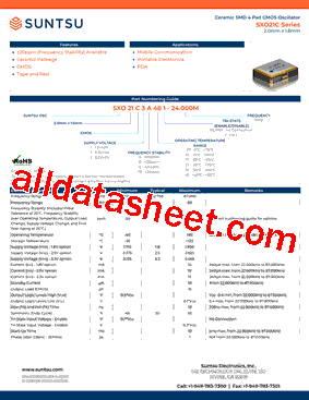 SXO21C3C161型号图片