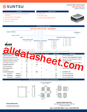 SXT10410AA48-40.000M型号图片