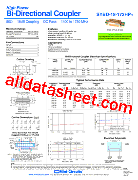 SYBD-18-172HP+型号图片