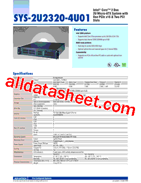 SYS-2U2320-4U01型号图片