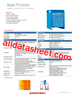 SkyllaTG24/80型号图片