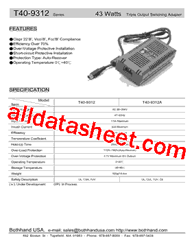 T40-9312A型号图片