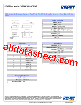 T490A476M010ATE1K0型号图片