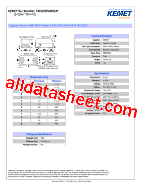 T491D685M050AT型号图片