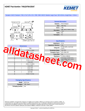 T491E476K035AT型号图片