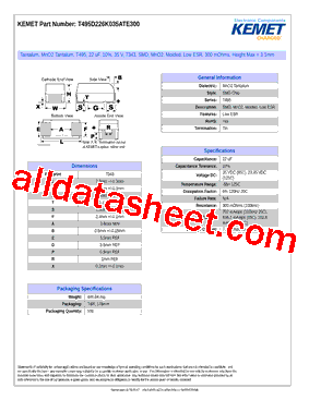 T495D226K035ATE300型号图片