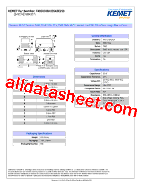 T495X336K035ATE250型号图片