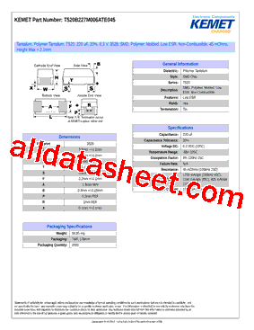 T520B227M006ATE045型号图片