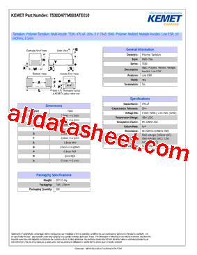 T530D477M003ATE010型号图片