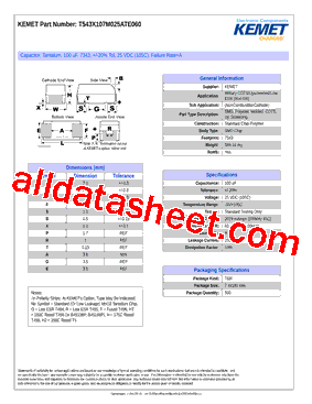 T543X107M025ATE060型号图片
