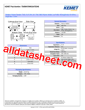 T545W476M016ATE045型号图片