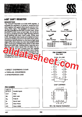 T54LS166型号图片