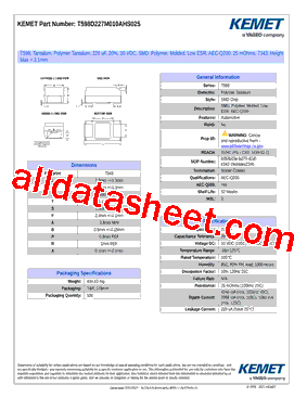 T598D227M010AHS025型号图片