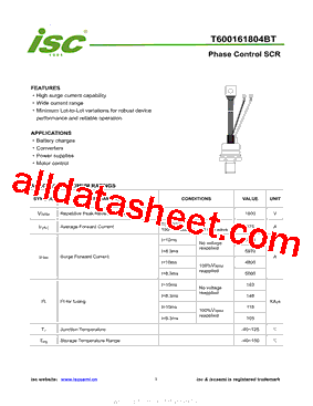 T600161804BT型号图片