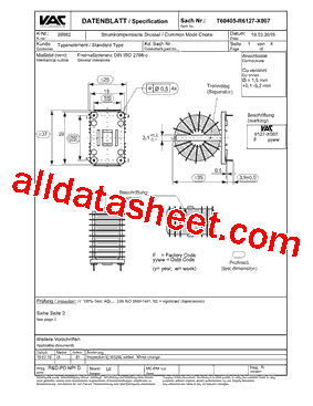 T60405-R6127-X007型号图片