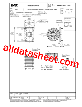 T60405-R6127-X017型号图片