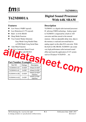 T62M0001A-D型号图片